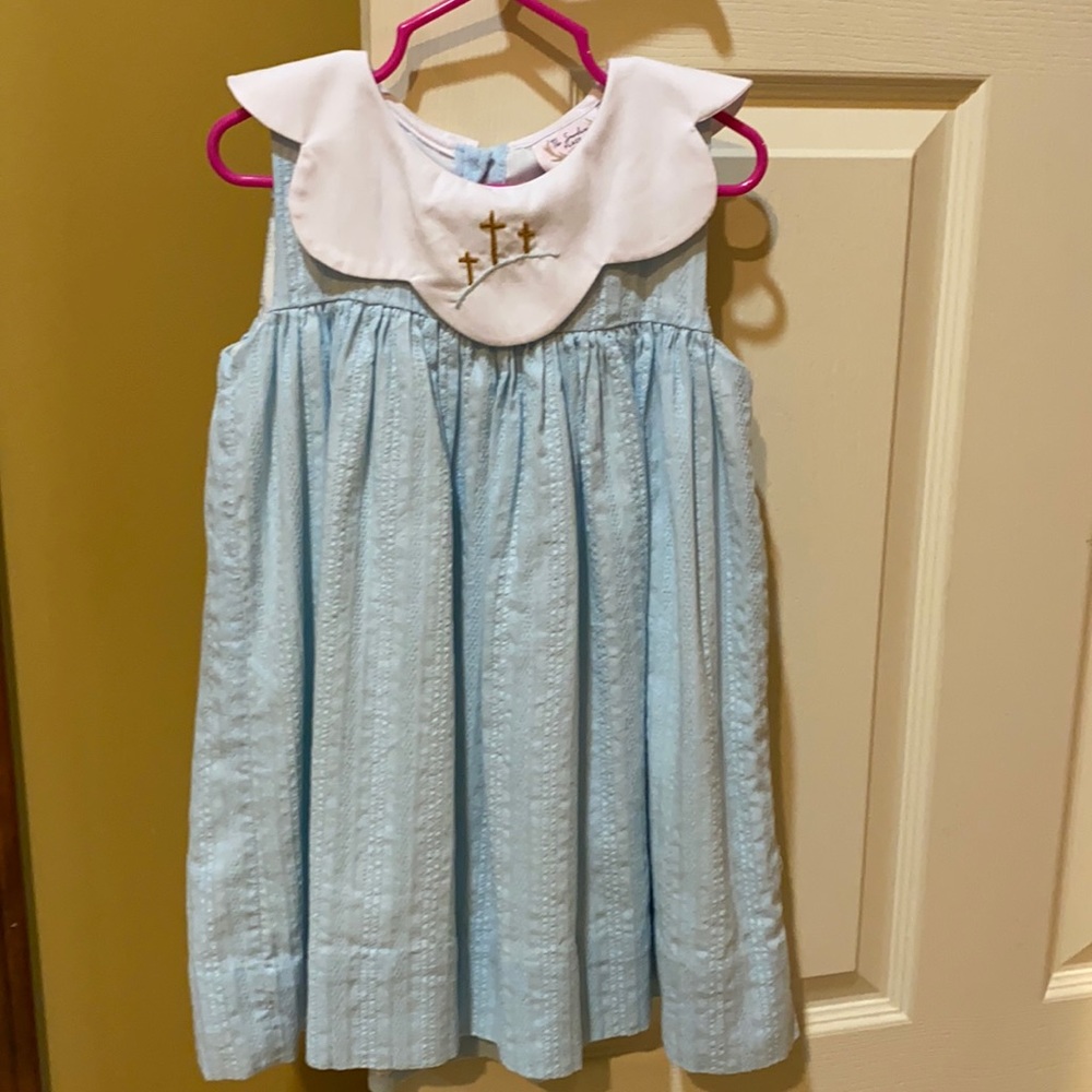 Cross bibbed dress Size 5.